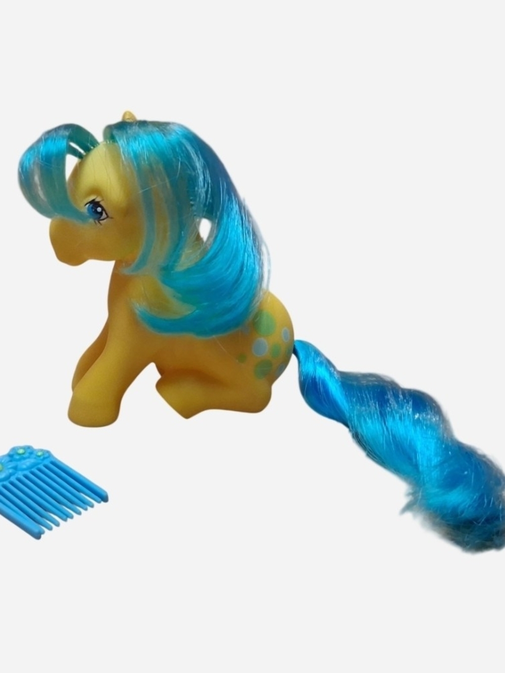 G1 Bubbles My Little Pony Rare Earth Sitting Pony